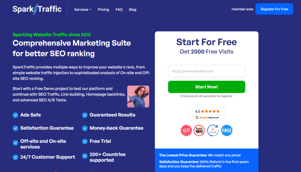 is sparktraffic safe with adsense