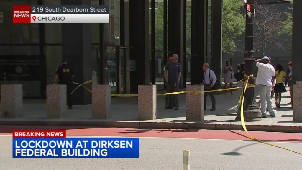 Dirksen Federal Building on lockdown: FBI investigating at Everett McKinley Dirksen United States Courthouse at Dearborn Dirksen Federal Building on lockdown: FBI investigating at Everett McKinley Dirksen United States Courthouse at Dearborn