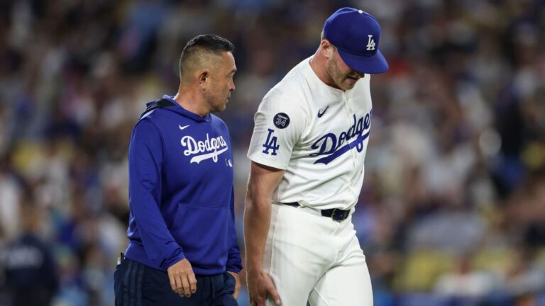 ‘It better be rock bottom’: Dodgers’ bullpen woes on full display