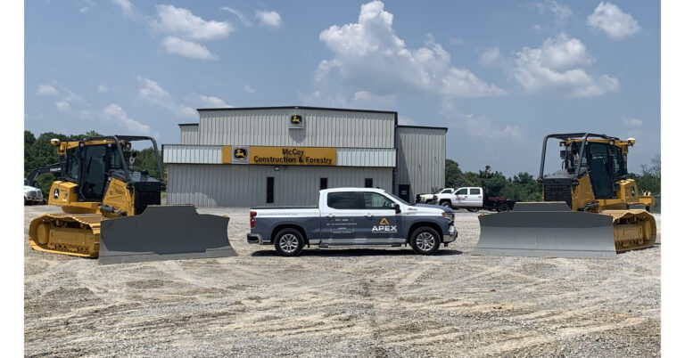 APEX Technologies, a Division of McCoy Construction & Forestry, Named Newest Trimble Technology Outlet