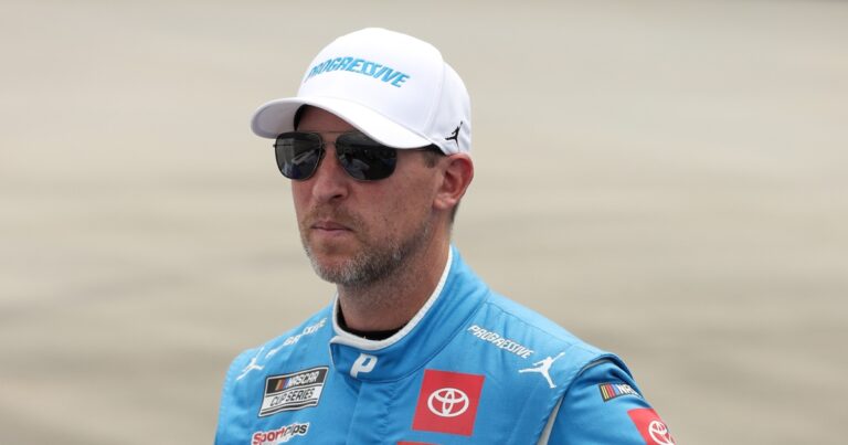 Denny Hamlin reacts to Richard Childress voicing displeasure over Kyle Busch, Austin Dillon radio at Dover