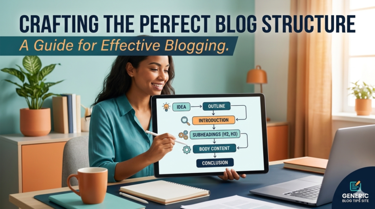 Crafting the Perfect Blog Structure: A Guide for Effective Blogging